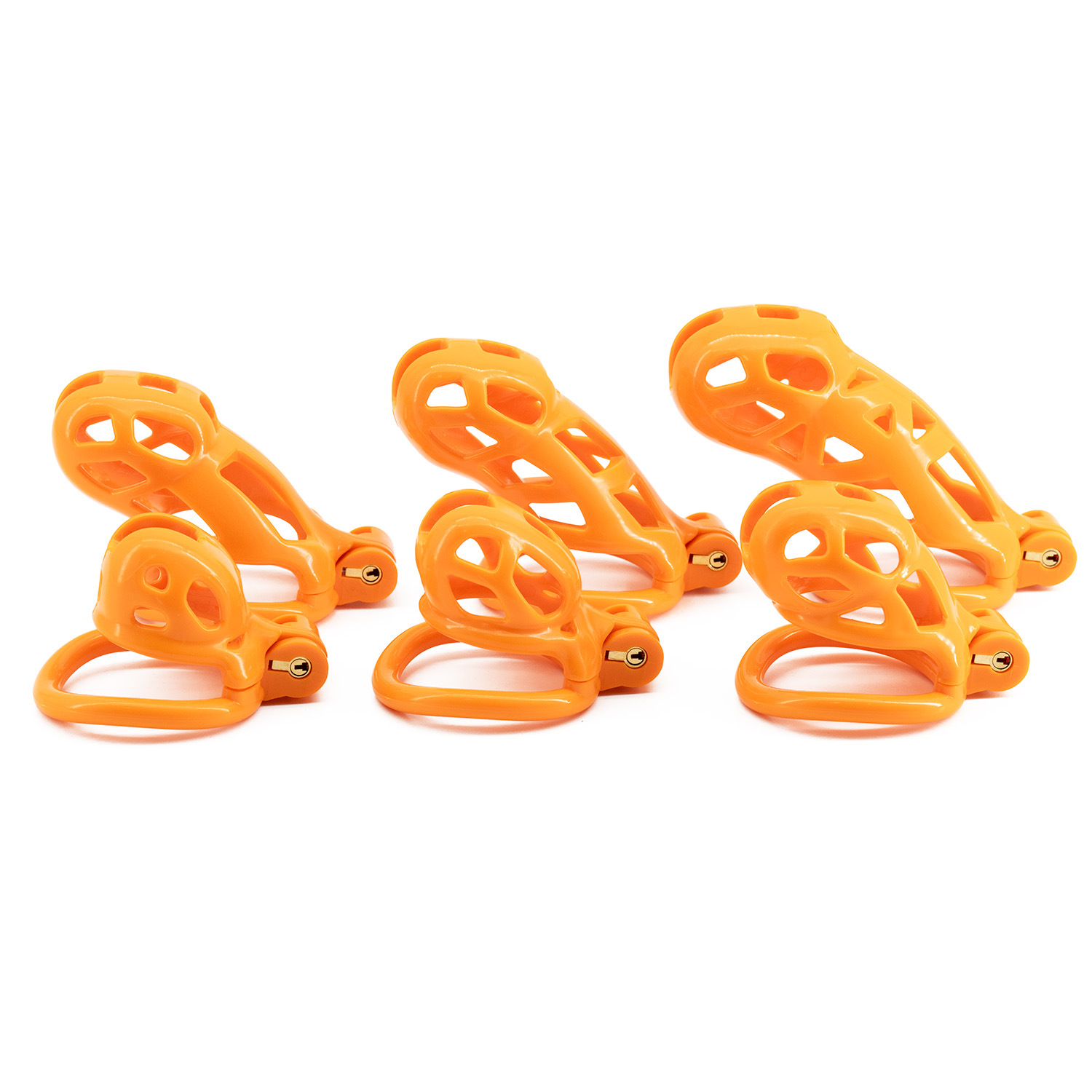 6 sizes CB Nylon Chastity Cage - Couple Ring Set review and price