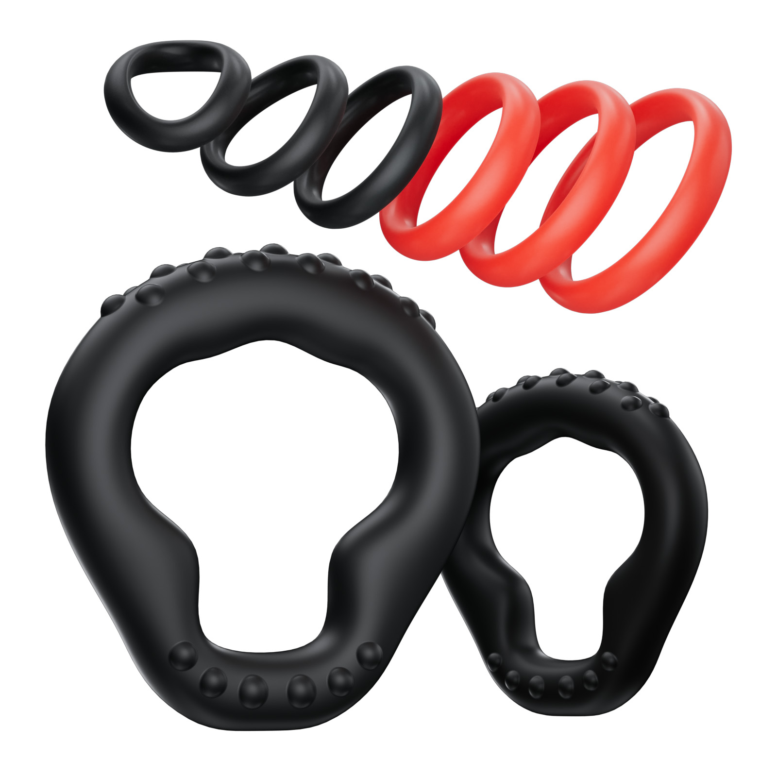KUSHOR 8 PCS Silicone Penis Ri - Couple Ring Set review and price