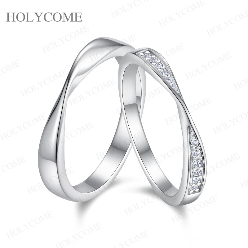 Moissanite Couple Rings 925 St - Couple Ring Set review and price