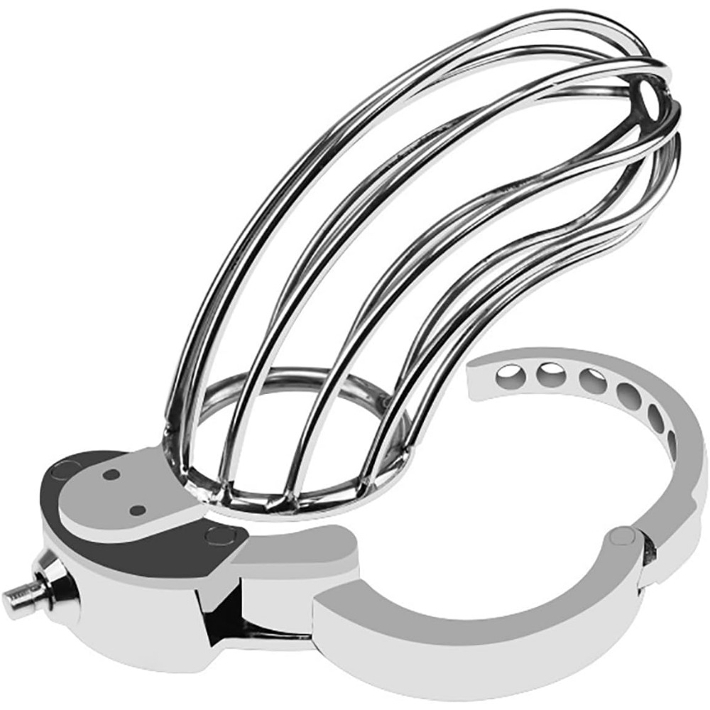 Push Lock Adjustable Chastity  - Couple Ring Set review and price